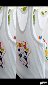 3 Pcs Sando Single For Boy Top Tank Newborn to Toddler Pure Cotton Non Faded Prints 0 to 18 Months