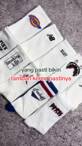 Kaos Kaki Oldschool Motif Skate Merk Panjang Premium - Hosela Project