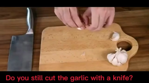 Stainless Steel Garlic Press Crusher Squeezer Masher Home Cooking Vegetables Ginger Squeezer Masher Handheld Ginge