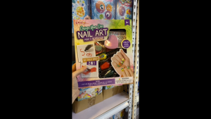 Kiddieland nail polish kit for kids 3-10 Years kit early learning pretend play Sparkling