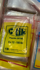 Kantong Plastik KLIP 16X25CM Clip Zipper Ziplock 16X25 Segel Besar Serbaguna Banyak Ukuran lainnya