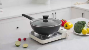 Redchef Nonstick Ti-Ceramic  Large Capacity Wok No PFAS& PTFE& PFOA Suitable for All Stoves 28cm/30cm/32cm Deep Frying Pan