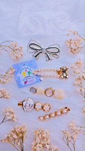 Set 5 kẹp tóc mái chuẩn sao Hàn thần thánh phụ kiện tóc bé gái cao cấp - thương hiệu Vợ Chồng Tôi