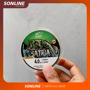 SONLINE - Tali Pancing Satria 108meter Warna Hijau Senar Pancing Bahan Nilon