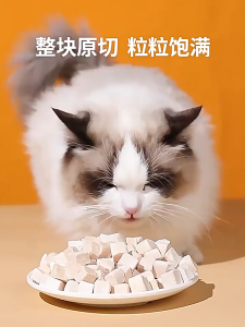 WaggyWaggy Chicken Liver Egg Yolk Booster Mix Gemok Bulu Repacked Pet Snacks Cat Dog 冻干鸡胸肉蛋黄 SNA0005