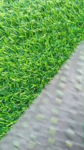 หญ้าเทียมพรีเมี่ยม 2 cm ทนทาน ขนหนานแน่น ตกแต่งสวน/บ้าน สีเขียวเข้ม ใช้งานได้ทั้งกลางแจ้ง/ในร่ม