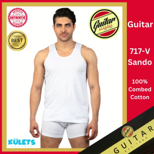 Original Guitar Cotton  Sando for Men De Hilo White Sando Tanks Adult