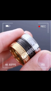 Ready Cincin Titanium Gold Motif Tulisan Romawi Anti Karat Anti Luntur