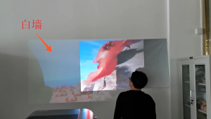 Projector Screen Portable Simple Folding Metal Anti-light Curtain 16:9 HD projector screen 100 inch