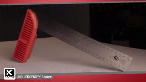 KAPRO 309 LEDGEND Try Square Stainless Steel Blade Beveling Angle Marking with Ledge 20 25 & 30CM