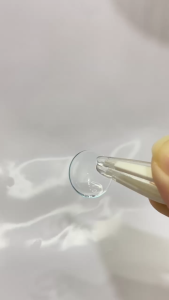 S58 Clear With Green Tint 3 Pasang Monthly Softlens Bening Minus Bulanan