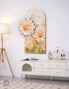 (hàng chuẩn đẹp) tranh treo tường tráng gương cao cấp tranh hoa nổi treo phòng khách hành lang cầu thang phòng ngủ hiện đại/ quà tặng sang trọng/ TRANH TREO TƯỜNG NHÀ XINH