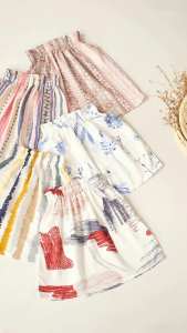 JOYFULBABY Rok Anak Perempuan Rayon: Rok Nyaman & Desain Menarik