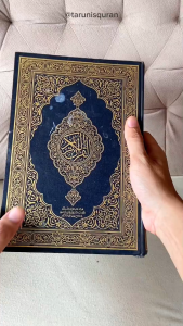 Sampul Al Quran A4 Besar Cover Katun Custom Bordir Nama A4 SPL