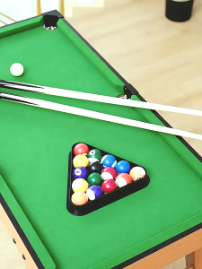 New 36x20 Inches Mini Billiard Table for Kids and Adults Wooden Tabletop Pool Table Set Taco Billiards