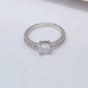 Cincin Silver Wanita Aksesoris Fashion Awet Tahan Lama Anti Karat Cocok Untuk Harian G9-2A