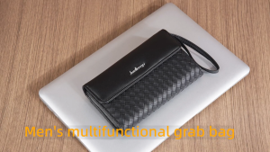 BAELLERRY S1155 Clutch Pria Bahan Kulit PU Leather Premium BAEOS