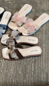 Sandal Jelly Wanita Terbaru/Sendal Selop HYS 088 BSM C1/Sendal Flat Import Kekinian