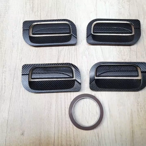 Outer Cover Handle Pegangan Pintu Mobil Avanza Lama Xenia Lama 2004 - 2011 Luxury Carbon