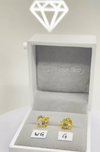 MJ Jewellery Gold Love Earrings S148  375 Gold & 916 Gold