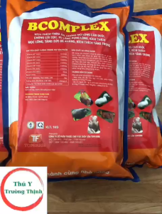 Bcomplex bột siêu tan gói 1kg tăng cân đẹp mã đỏ tích kích mào cho gà vịt chim