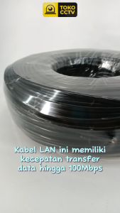 KABEL LAN UTP CAT5e 4 PAIRS SINOVISION hitam 100M