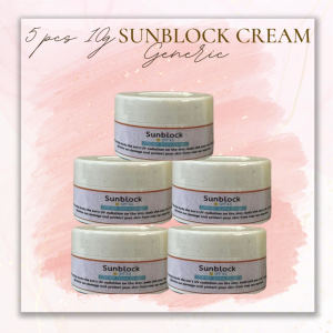 5pcs Generic Sunblock Cream SPF50 10g/25g