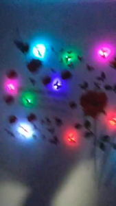 Butterfly LED Night Light Lamp Decoration Glowing Glow Wall Decor