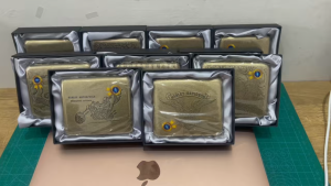 Guipai Kotak Rokok Penyimpanan Vintange Keren Bahan Kuningan Tebal Dengan Penjepit Muat Banyak