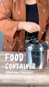 Rantang Tunggal Soto Serbaguna Stainless Steel Tebal Anti Karat