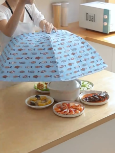 ฝาชีครอบอาหารมูงขนาดใหญ่ พับเก็บได้ เก็บอุณหภูมิอาหาร ร้อนและเย็น