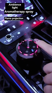 Smart Car Air Freshener Rechargeable Car Aroma Diffuser 5 Levels of Adjustable Intelligent Car Perfume Aroma Diffuser Pewangi Kereta汽車香水車載香薰空气净化器