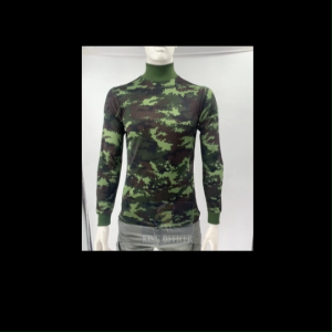 เสื้อทหารแขนยาว คอเต่า เสื้อยุทธวิธี ลายพราง ทหารบก ผ้านาโน ทนทาน