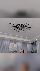 COD LED Lights Chandelier Modern Ceiling Lamp Bedroom Fashionable and Beautiful Tri Color Pendant Lamp