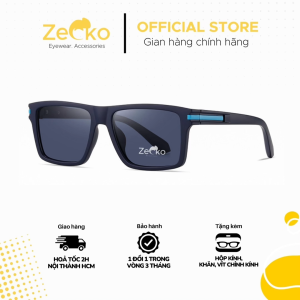 Kính mát nam nữ Zecko SGP42 tròng kính phân cực chống tia UV chống chói chống trầy tia UV