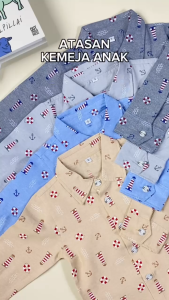 Baju Kemeja Anak Cowok SAKHA 1-5 Tahun / Baju Anak Berkualitas