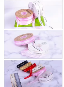25mm 5Yard Printed Forever Love Polyester Satin Ribbon Roll for Wedding Party Decorations DIY Crafts Gift Belt