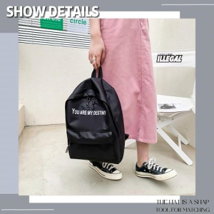 KDAShop ของต้องมี กระเป๋าสะพายหลังเเฟชั่นเกาหลี โทนเรียบง่าย เเมทช์ชุดไหนก็ปัง ราคาถูก พกพาได้สะดวกจุของได้หลากหลาย คุ้มมากรุ่นนี้ รีบซื้อเลยก่อนสินค้าหมด