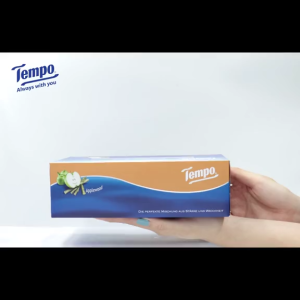 [MUA 2 LỐC GIẤY HỘP TẶNG 1 QUẠT CẦM TAY] Khăn giấy hộp cao cấp Tempo Box Facial - Bền dai 3 lớp không kích ứng da - Thương hiệu Đức