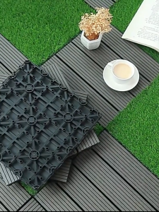 【ชำรุดเคลมได้ 】แผ่นไม้ปูพื้น ขนาด 30*30CM ทนแดด ทนฝน กันน้ำ กันลื่น ทนไฟ ติดตั้งง่ายความเหนียวที่ดี แผ่นไม้ แผ่นไม้ตกแต่งสวน ปูพื้นสวน แผ่นปูพื้นสวน