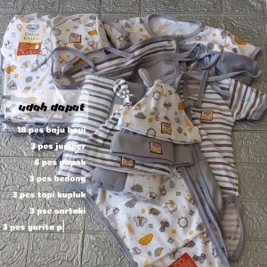 Paket Lengkap Perlengkapan Lahiran Bayi & Baju Bayi Newborn