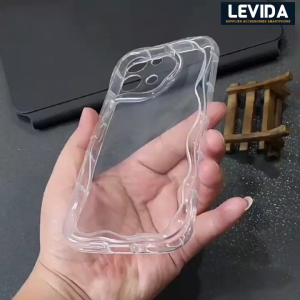 Case Silikon Wavy Gelombang Clear untuk Vivo Y28 4G