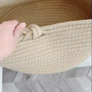 Eco-Friendly Woven Rope Organizer - Minimalist Design Home Decor Organizer Korea INS