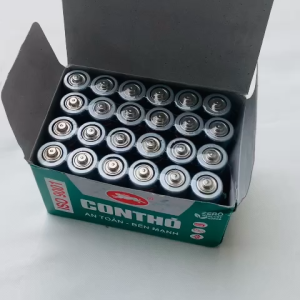 Hộp 24 Viên Pin AA CON THỎ 1.5v Pin 2A hộp 24 viên dùng cho Mic Karaok đồng hồ