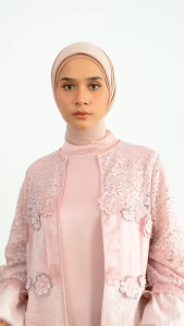 Shafira - Gelayni Dress - Pink | Gamis Panjang Muslim Wanita