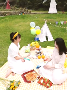 COD เสื่อปิคนิคพับได้ ขนาด 150x200cm เสื่อปิคนิคกันความชื้น หนากันน้ำ เสื่อปิกนิกตั้งแคมป์ปิกนิกผ้า เสื่อ ทรายหญ้าไม่ติด