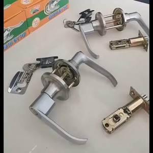 [HCM/24H]Khoá tròn tay gạt thẳng cứng cáp - Khóa tay nắm cửa 45-65mm cho phòng tắm，tay nắm cửa，khóa cửa