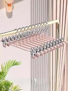 Combo 10 kẹp quần áo 2 đầu chịu lực chống nhăn bằng thép không gỉ