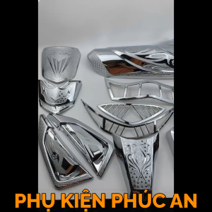 Combo đầy đủ phụ kiện cho xe SH nam đời 2020 2021 2022 2023 2024 bản 125i 150i 160i ốp trang trí xi INOX gắn Sh Việt 125 150 160