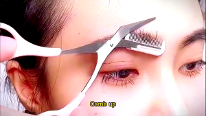 Set Gunting Alis + Pencukur Alis 2in1 Manual Eyebrow Trimmer Alat Kecantikan Perawatan Alis MG006